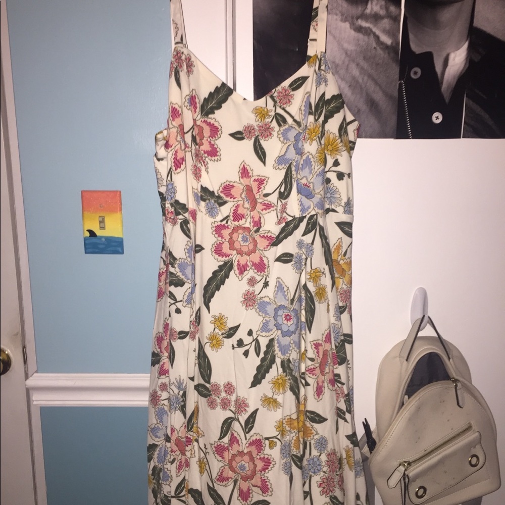 Off White Floral Sundress from Old Navy